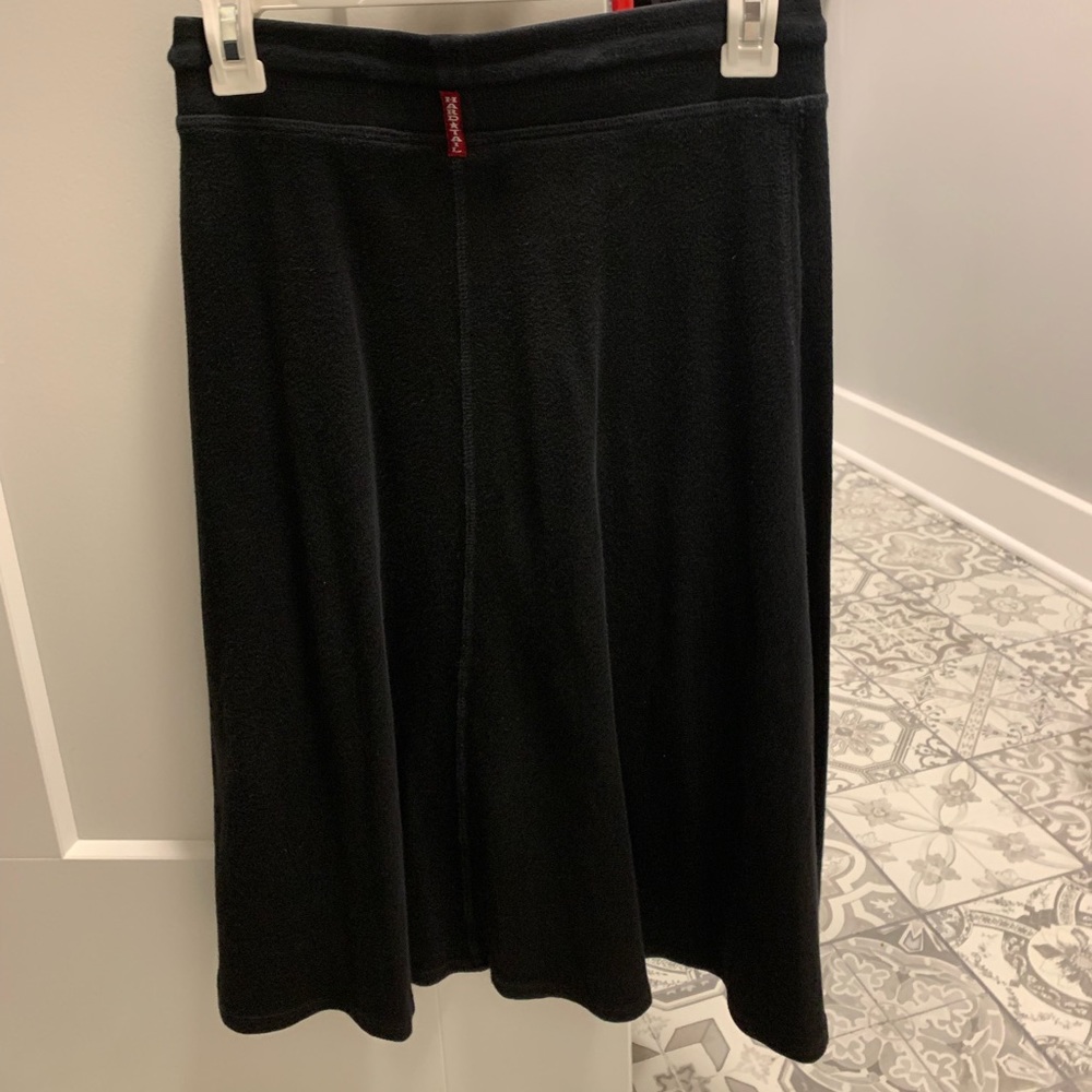 Black a line hard tail skirt